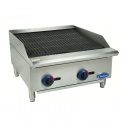 Chefmate by Globe C24CB-SR 24 Inch Wide Gas Charbroiler With Stainless Steel Radiants And Adjustable Grates 75,000 BTU