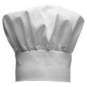 Chef Revival H400WH 13" White Poly Cotton Chef Hat with Adjustable Head Band - One Size