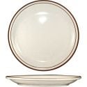 International Tableware - ITN-GR-9 - 9 1/2 In Granada Brown Speckled Plate