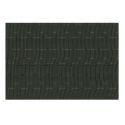Ritz 64909 Grass Cloth Black 13" x 19" Rectangular Woven PVC Coated Polyester Yarn Placemat
