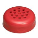 Tablecraft C260TRE Perforated Red Plastic Shaker Top for 6 or 8 oz Shakers
