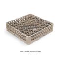 Vollrath TR13MMMM Beige 42 Hexagon Compartment Low Profile Traex Rack Max Full Size Compartment Rack With 4 Extenders