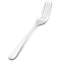 Vollrath 48112 Queen Anne 7 1/2" Chrome Stainless Steel 4-Tine Dinner Fork With Satin Finish Handle
