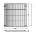 Empura W0402191 Coated Wire Shelf for ETM-23 and ETM-23F Refrigeration