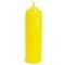 Tablecraft 11253M 12 Ounce Yellow Polyethylene WideMouth Squeeze Bottle Dispenser