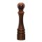 Chef Specialties 12155 Chef Professional Series 12" President Walnut Finish Wood Salt Or Pepper Shaker With Rubber Plug And Stainless Steel Shaker Cap