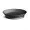 Tablecraft 157510BK 10-1/2" Black Plastic Polypropylene Round Diner Platter / Fast Food Basket with Base