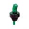 Spill-Stop 313-04 Ban-M Screened Green Plastic Pourer With Black Collar