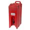 Cambro 500LCD158 Hot Red 4.75 Gallon Camtainer Insulated Beverage Carrier