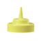 Tablecraft 53TM Plastic Standard Yellow 53mm Replacement Cone Tiptop for Squeeze Dispensers
