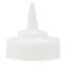 Tablecraft 63TC Plastic 2.50" x 2.75" Standard Cone TipTops for 63mm WideMouth Squeeze Bottles