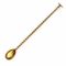 Spill-Stop 825-32 Gold-Plated 10-3/5" Bonzer Dish Muddler Bar Spoon