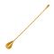 Spill-Stop 830-12 Gold-Plated 11-4/5" Droplet Mixing Bar Spoon