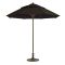 Grosfillex 98300231 Charcoal Gray Windmaster 7 1/2 ft Round Canopy Umbrella