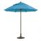 Grosfillex 98319431 Windmaster 7 1/2' Sky Blue Fiberglass Umbrella with 1 1/2" Aluminum Pole