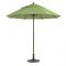 Grosfillex 98842431 Windmaster 9 Foot Pistachio Fiberglass Umbrella with 1 1/2" Aluminum Pole
