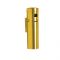 Aarco SC15W 3-1/2" Wall Mounted Cigarette / Ash Receptacle With Removable Canister And Cap, Gold Finish