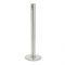 Aarco SS40F 43 1/2" Floor Standing Cigarette / Ash Receptacle With Removable Canister And Cap, Satin Finish