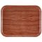 Cambro 1418304 Country Oak 14 Inch x 18 Inch Rectangular Fiberglass Camtray Cafeteria Serving Tray
