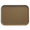 Cambro 1418513 Bayleaf Brown 14 Inch x 18 Inch Rectangular Fiberglass Camtray Cafeteria Serving Tray