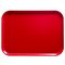 Cambro 1520510 Signal Red 15 Inch x 20 1/4 Inch Rectangular Fiberglass Camtray Cafeteria Serving Tray