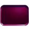 Cambro 1520522 Burgundy Wine 15 Inch x 20 1/4 Inch Rectangular Fiberglass Camtray Cafeteria Serving Tray