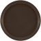 Cambro 1000116 Brazil Brown 10 Inch Round Fiberglass Camtray Serving Tray