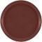 Cambro 1000501 Real Rust 10 Inch Round Fiberglass Camtray Serving Tray