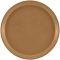 Cambro 1000508 Suede Brown 10 Inch Round Fiberglass Camtray Serving Tray