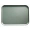 Cambro 1014107 Pearl Gray 10 5/8 Inch x 13 3/4 Inch Rectangular Fiberglass Camtray Cafeteria Serving Tray