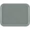Cambro 1014107 Pearl Gray 10 5/8 Inch x 13 3/4 Inch Rectangular Fiberglass Camtray Cafeteria Serving Tray