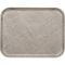 Cambro 1014215 Abstract Gray 10 5/8 Inch x 13 3/4 Inch Rectangular Fiberglass Camtray Cafeteria Serving Tray
