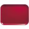Cambro 1014221 Ever Red 10 5/8 Inch x 13 3/4 Inch Rectangular Fiberglass Camtray Cafeteria Serving Tray