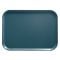 Cambro 1014401 Slate Blue 10 5/8 Inch x 13 3/4 Inch Rectangular Fiberglass Camtray Cafeteria Serving Tray