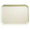 Cambro 1014538 Cottage White 10 5/8 Inch x 13 3/4 Inch Rectangular Fiberglass Camtray Cafeteria Serving Tray