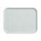 Cambro 1014CL676 Steel White 10 5/8 Inch x 13 3/4 Inch Rectangular Fiberglass Camlite Tray