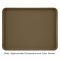 Cambro 1216D513 Bayleaf Brown 12 Inch x 16 Inch Rectangular Fiberglass Healthcare Dietary Tray