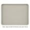 Cambro 1216D538 Cottage White 12 Inch x 16 Inch Rectangular Fiberglass Healthcare Dietary Tray