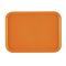Cambro 1216FF166 Orange 11 7/8 Inch x 16 1/8 Inch Rectangular Textured Polypropylene Fast Food Tray