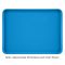 Cambro 1219D105 Horizon Blue 12 Inch x 19 Inch Rectangular Fiberglass Healthcare Dietary Tray