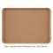 Cambro 1220D508 Suede Brown 12 Inch x 20 Inch Rectangular Fiberglass Healthcare Dietary Tray