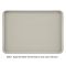 Cambro 1222D538 Cottage White 12 Inch x 22 Inch Rectangular Fiberglass Healthcare Dietary Tray