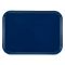 Cambro 1318123 Amazon Blue 12 5/8 Inch x 17 3/4 Inch Rectangular Fiberglass Camtray Cafeteria Serving Tray