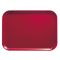 Cambro 1318221 Ever Red 12 5/8 Inch x 17 3/4 Inch Rectangular Fiberglass Camtray Cafeteria Serving Tray