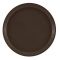 Cambro 1400116 Brazil Brown 14 Inch Round Fiberglass Camtray Serving Tray