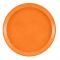 Cambro 1400222 Orange Pizzazz 14 Inch Round Fiberglass Camtray Serving Tray