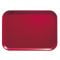 Cambro 1418221 Ever Red 14 Inch x 18 Inch Rectangular Fiberglass Camtray Cafeteria Serving Tray