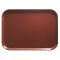 Cambro 1418501 Real Rust 14 Inch x 18 Inch Rectangular Fiberglass Camtray Cafeteria Serving Tray
