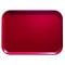 Cambro 1418D221 Ever Red 14 Inch x 18 Inch Rectangular Fiberglass Healthcare Dietary Tray