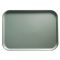 Cambro 1520107 Pearl Gray 15 Inch x 20 1/4 Inch Rectangular Fiberglass Camtray Cafeteria Serving Tray